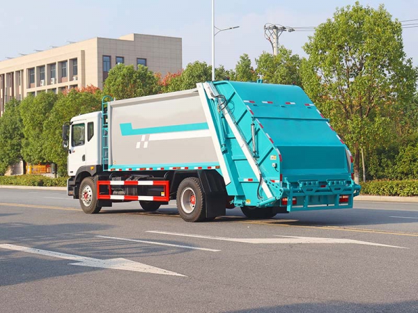 Dongfeng D9 compressed garbage truck 17 cubic meters