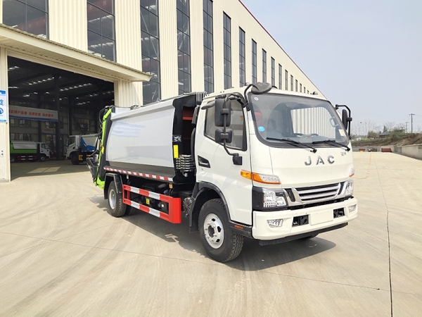 JAC 9-party compressed garbage truck