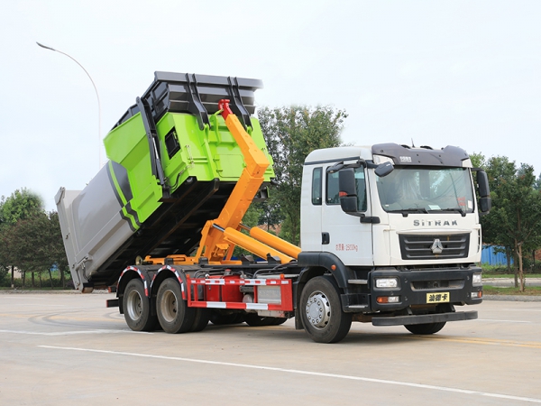 Shanteka 25-ton Hook-arm Garbage Truck