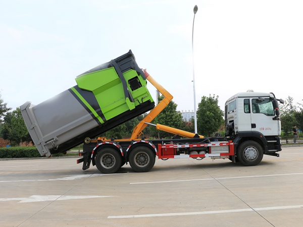 Shanteka 25-ton Hook-arm Garbage Truck