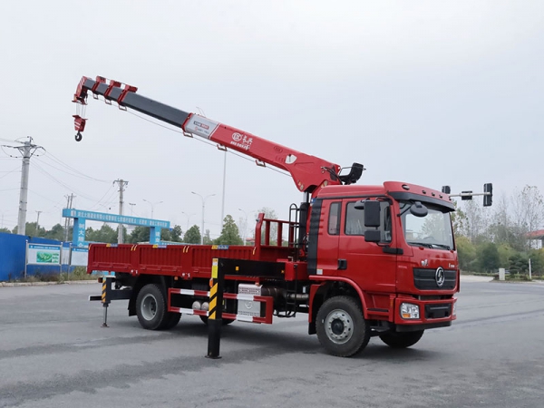 Shaanqi Delong L3000 QZ 8-ton straight boom crane