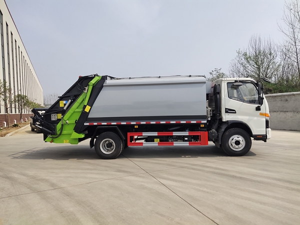 JAC 9-party compressed garbage truck