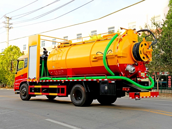 Dongfeng Tianjin 15 cubic meters cleaning suction trucks