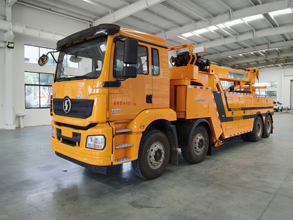 Shaanqi Delong 30-ton towing and lifting separate clearing truck 8x4