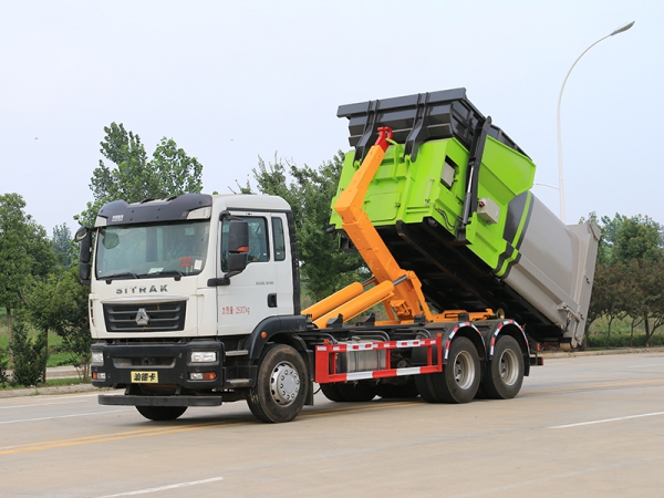 Shanteka 25-ton Hook-arm Garbage Truck