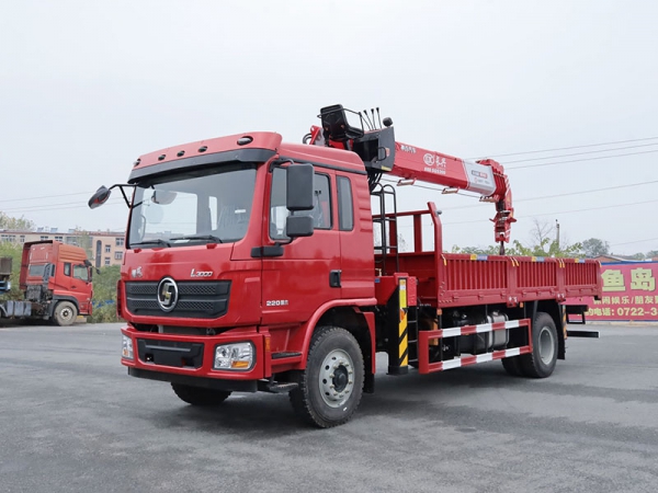 Shaanqi Delong L3000 QZ 8-ton straight boom crane