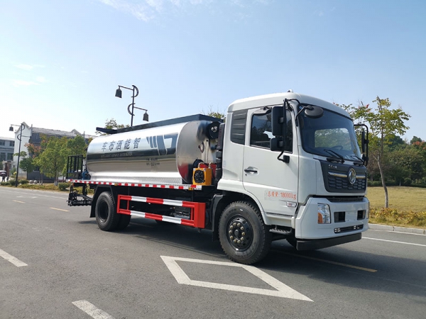 Dongfeng Tianjin 12-party intelligent asphalt sprinkler truck