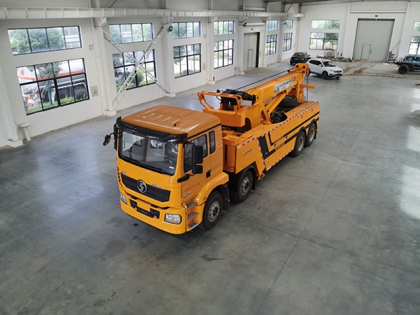 Shaanqi Delong 30-ton towing and lifting separate clearing truck 8x4