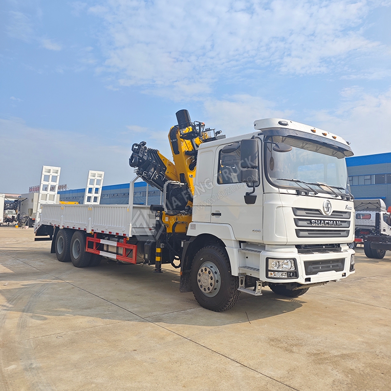 6x4 Shacman F3000 XCMG 16-ton Robotic arm