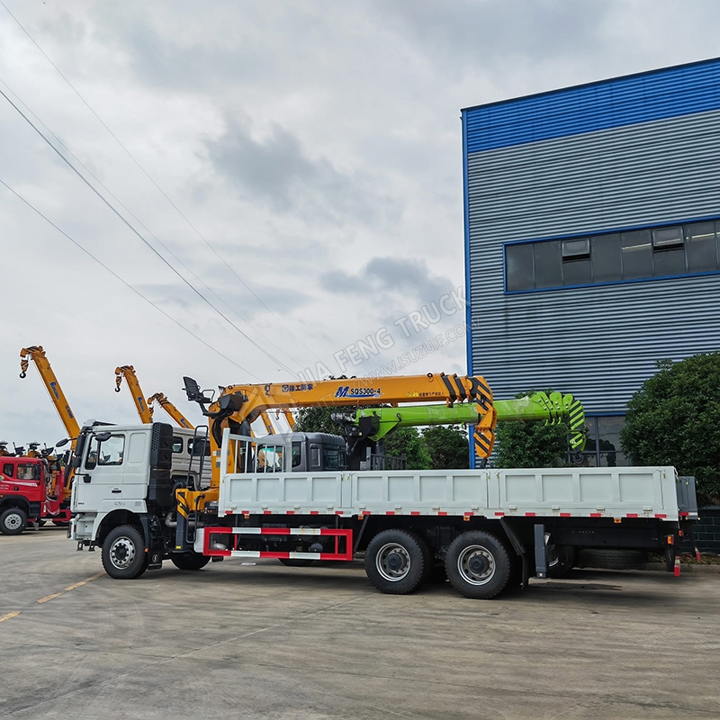 6x4 Shacman Automobile Delong F3000 Telescopic Boom