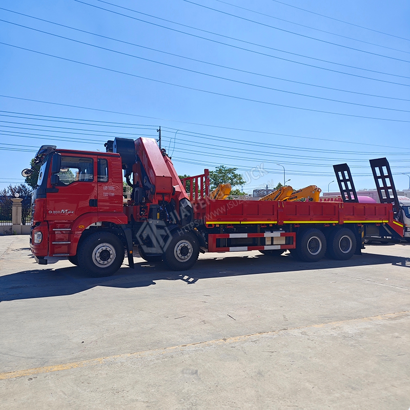 8x4 Shaanxi Automobile 22-ton folding Robotic arm