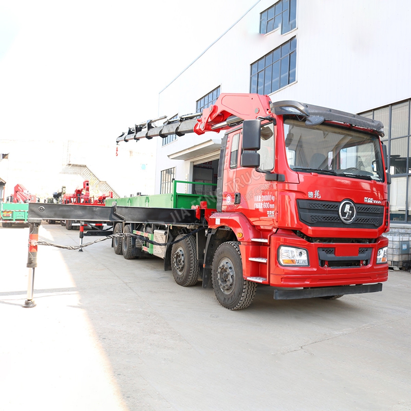 8x4 Shacman Automobile Delong New M3000 25-ton Robotic arm  Crane