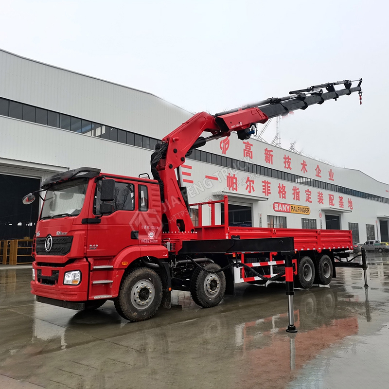 8x4 Shacman Automobile Delong New M3000 25-ton Robotic arm  Crane