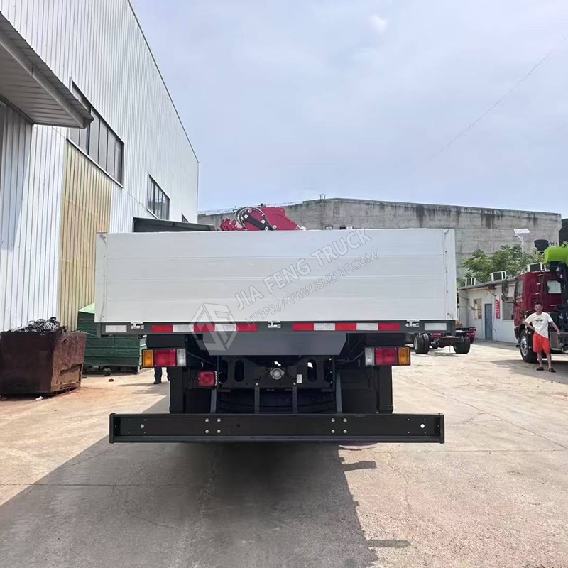 Isuzu 4x4 Mechanical Arm Crane with Aluminum Alloy Cargo Box