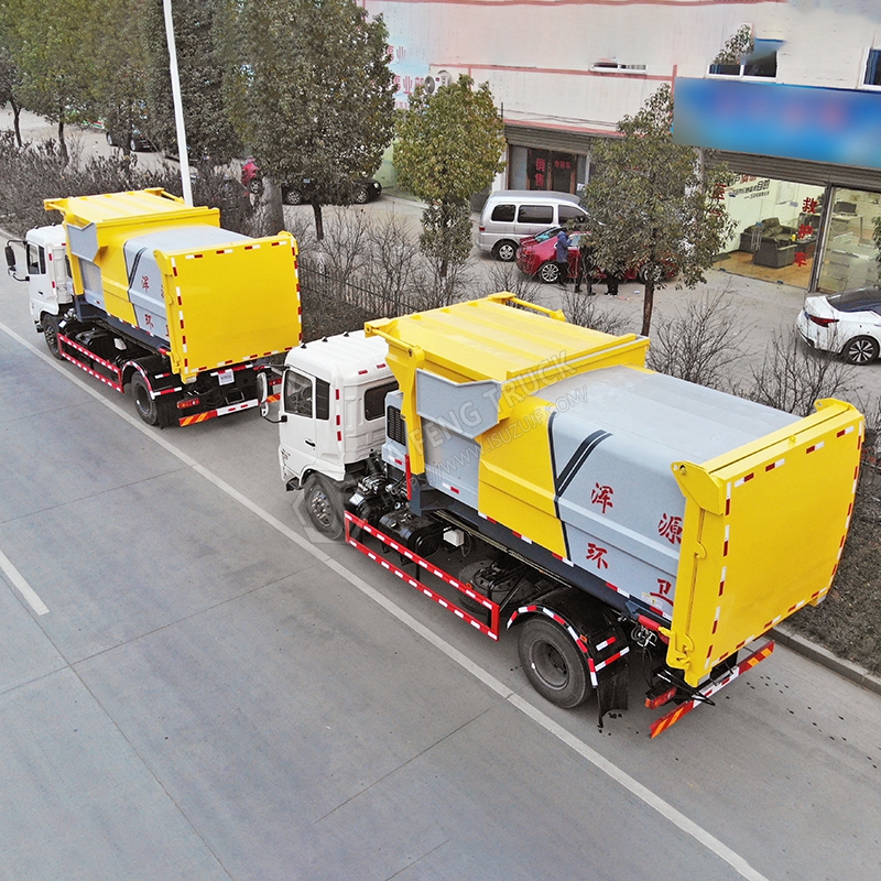 Tianjin Hook Arm Garbage Truck