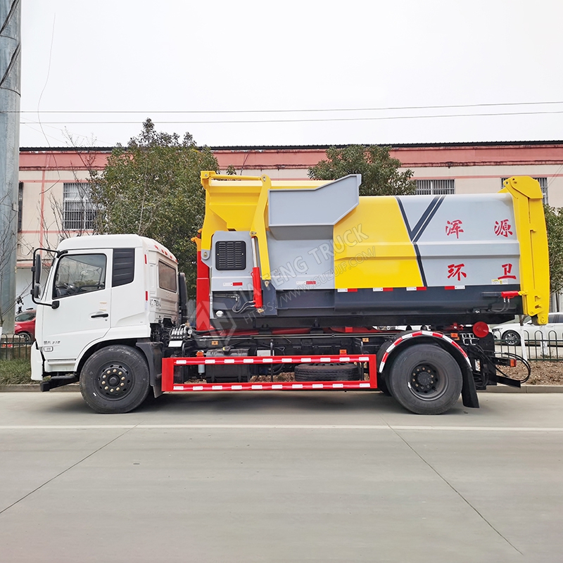 Tianjin Hook Arm Garbage Truck