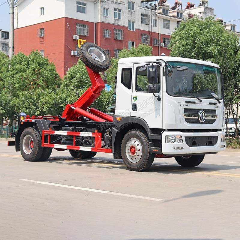 Dongfeng D9 Hook Arm Garbage Truck