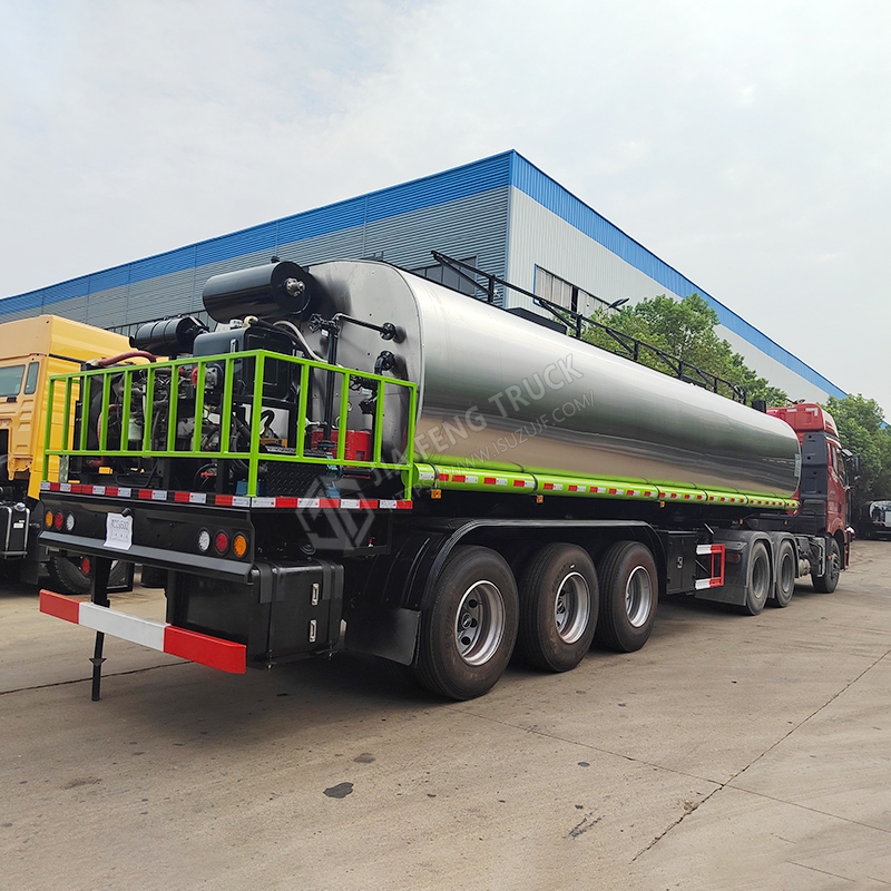 30-cubic-meter semi-trailer asphalt spreader truck
