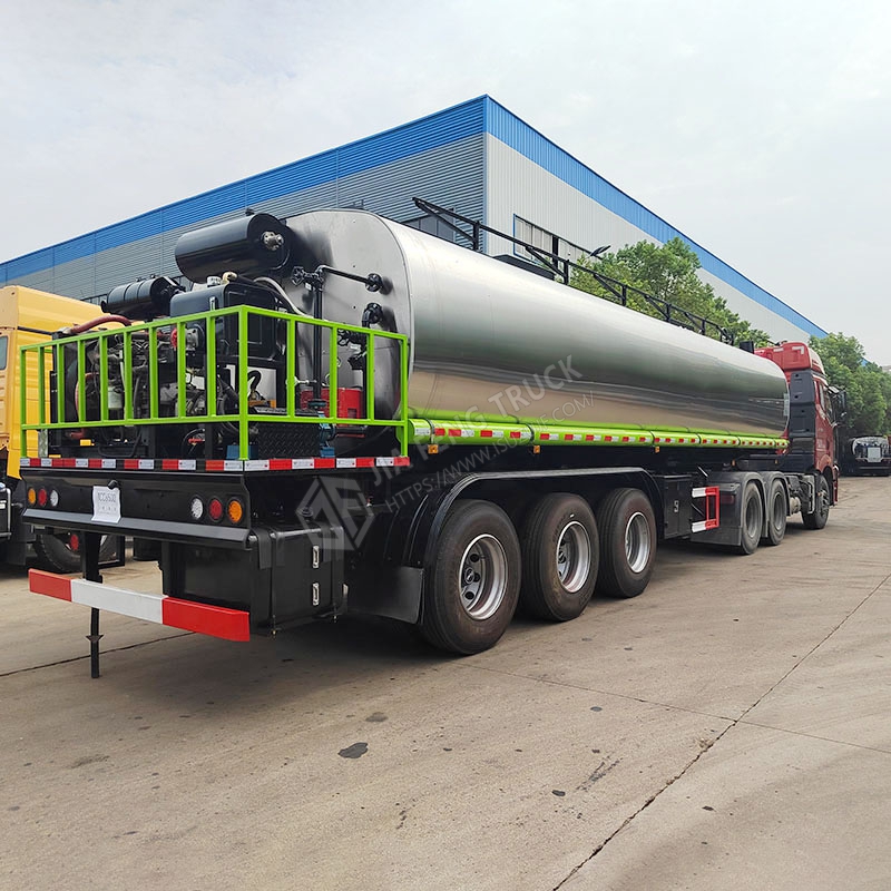 30-cubic-meter semi-trailer asphalt spreader truck