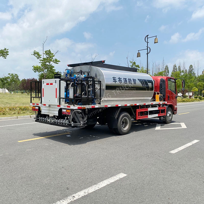 Shaanxi Automobile Single Cab 8-Cube Intelligent Asphalt Spreader Truck