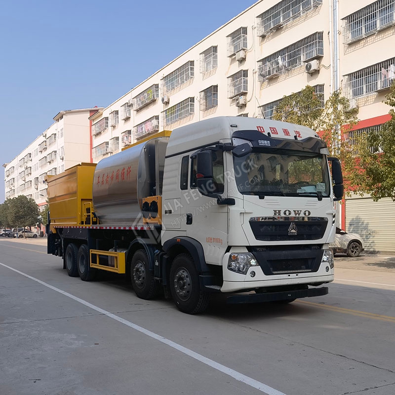 Sinotruk Fiber-Synchronized Stone Chip Seal Machine