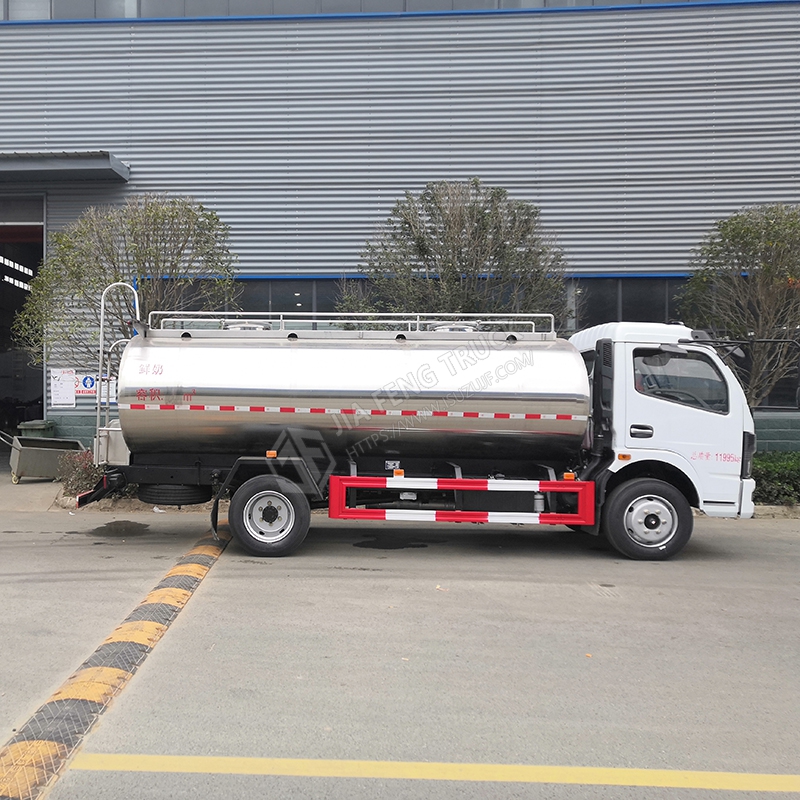 Dongfeng Cami&oacute;n Cisterna De Leche De 8,5 Metros C&uacute;bicos