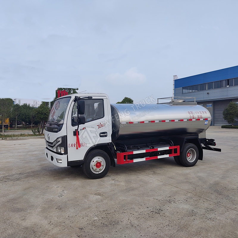 Dongfeng Dolika Cami&oacute;n Cisterna De Leche De 4,7 Metros C&uacute;bicos