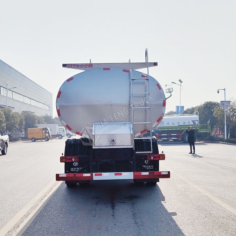 Dongfeng Tianjin Cisterna De Leche De Tres Ejes De 19,5 Metros C&uacute;bicos