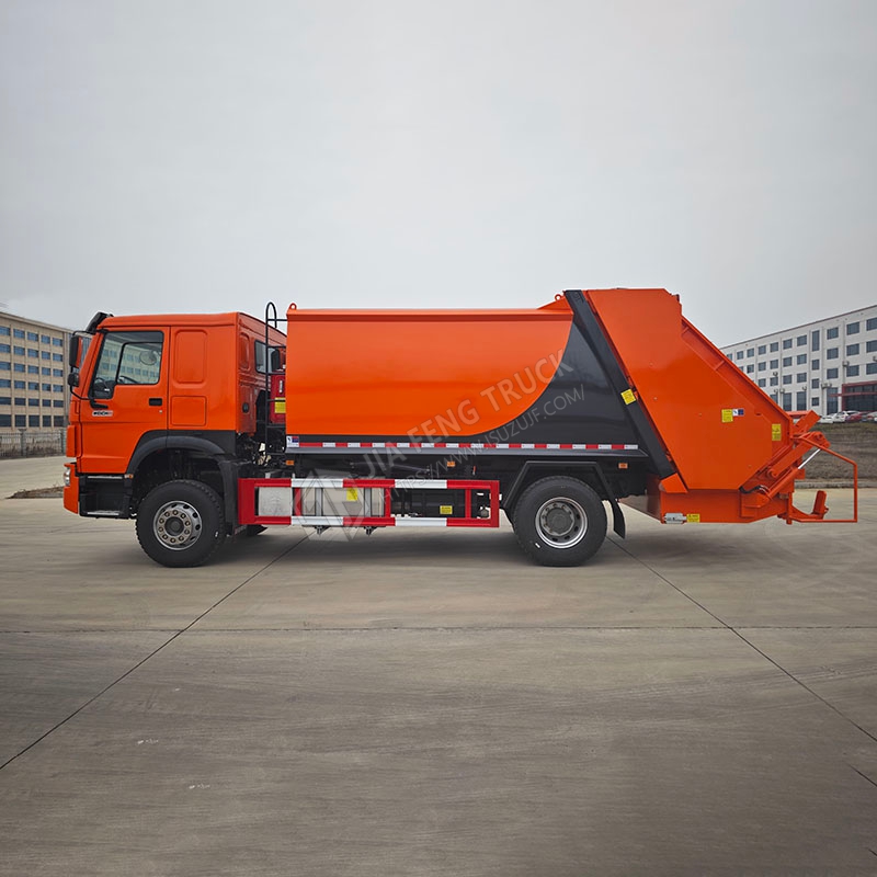 Sinotruk HOWO 12-кубометровый компактор мусорный грузовик
