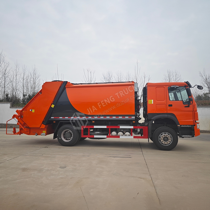 Sinotruk HOWO 12-кубометровый компактор мусорный грузовик