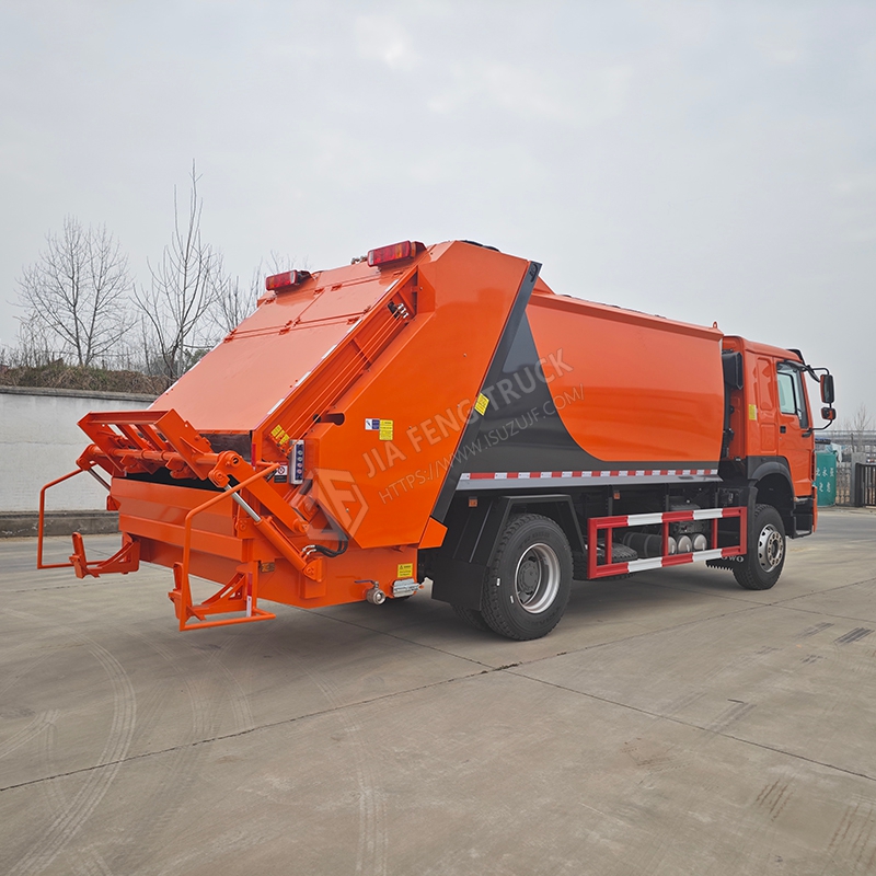Sinotruk HOWO 12-кубометровый компактор мусорный грузовик