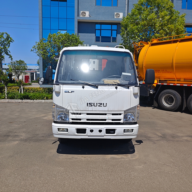 Isuzu 6-متر مكعب ضاغط شاحنة القمامة