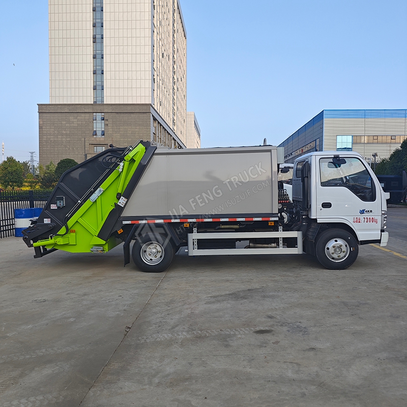 Isuzu 100P Cami&oacute;n De Basura Compactador De 6 Metros C&uacute;bicos