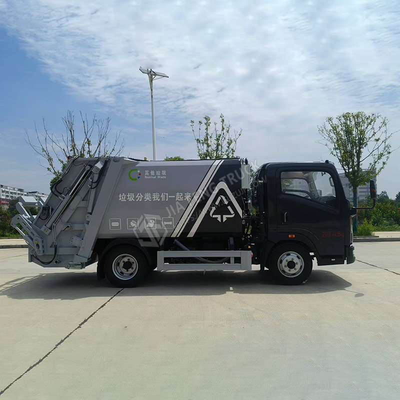 Sinotruk HOWO 4x2 Cami&oacute;n De Basura Compactador De 6 Metros C&uacute;bicos