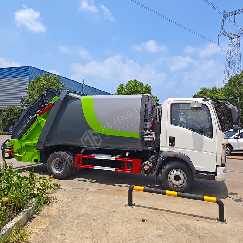 Sinotruk HOWO Cami&oacute;n De Basura Compactador De 6 Metros C&uacute;bicos