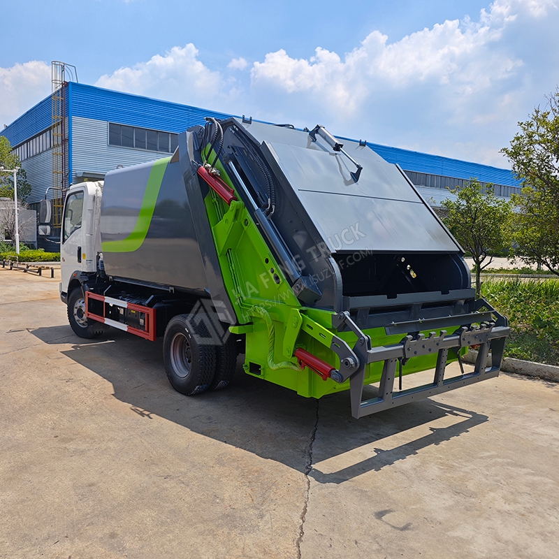 Sinotruk HOWO Cami&oacute;n De Basura Compactador De 6 Metros C&uacute;bicos